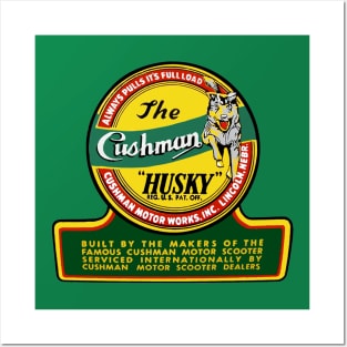 Cushman Husky Scooters USA Posters and Art